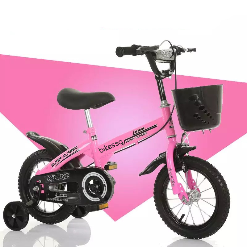 Kids bicycle 14 inch wheel size - Pink - Singapore online kids bicycle shop