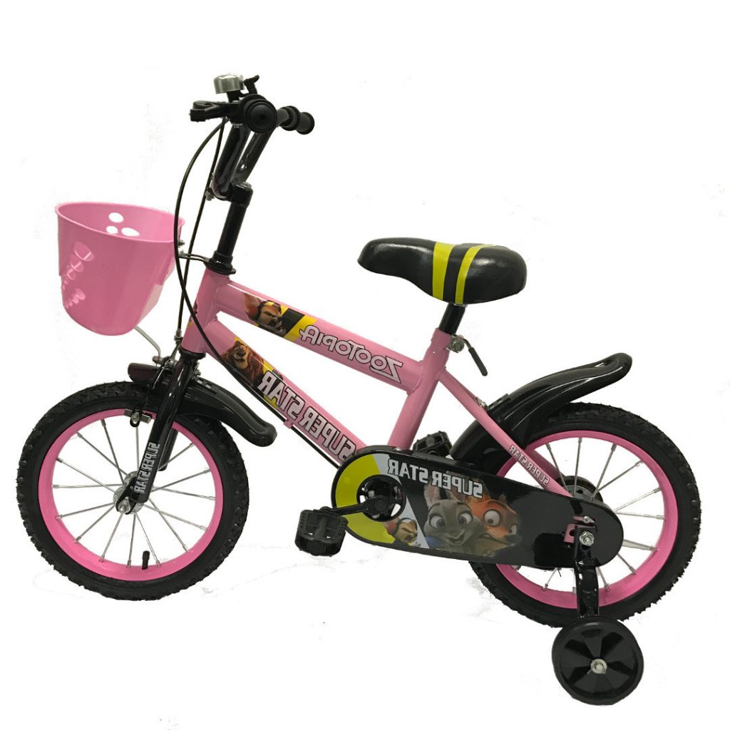 Kids bicycle 14 inch wheel size – Pink