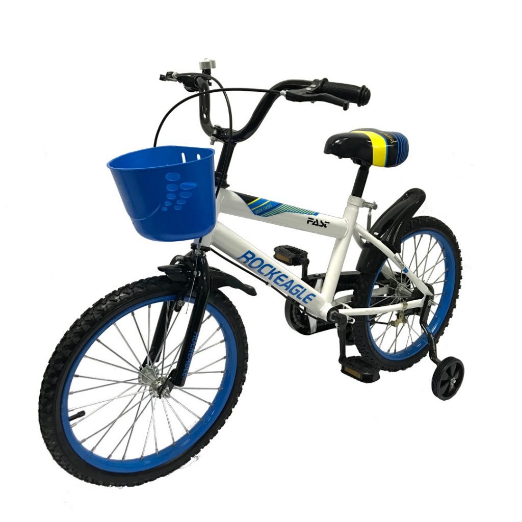 Children bike 18 inch wheel size – White/Blue